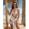 imageEkouaer Womens Short Sarongs Chiffon Cover Ups Sheer Bikini Wraps for Swimwear S3XLPink Ethnic Style