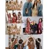 imageEkouaer Womens Silk Ruffle Robe Short Satin Kimono Robe Half Sleeve Bathrobe Bridesmaid Wedding Party Dressing GownGold