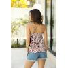 imageEkouaer Womens Silk Satin Tank Tops V Neck Camisole Spaghetti Strap Top Summer Basic BlouseBlackLeopard Print