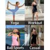 imageEkouaer Womens Workout Romper Ribbed Unitard Stretch One Piece Short Jumpsuits Yoga Sleeveless Adjustable Outfits 2024Royal Blue