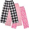 Love Print and Pink and Black Plaid