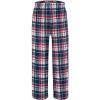 imageEkouaer Boys Pajama Pants Long Sleep Pants Soft Elastic Waist Pajama Bottoms Plaid Lounge Pants with 2 Pockets 414 YearsPattern 611