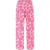 imageEkouaer Girls Soft Pajamas Pants Cute Print Pattern PJ Bottoms Comfortable Lounge Long Pants with 2 PocketsHeart