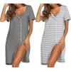 Grey/Grey Stripe