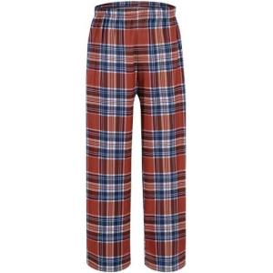 imageEkouaer Boys Pajama Pants Long Sleep Pants Soft Elastic Waist Pajama Bottoms Plaid Lounge Pants with 2 Pockets 414 YearsPattern 140