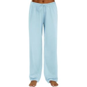 imageEkouaer Women Pajama Pants Comfy Pj Bottom with Pockets Stretch Plaid SleepwearLight Blue