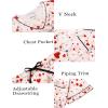 imageEkouaer Silk Pajama for Women Short Sleeve Satin Pj Set Two Piece Soft Sleepwear Loungewear SXXLLove Rose
