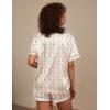 imageEkouaer Silk Pajama for Women Short Sleeve Satin Pj Set Two Piece Soft Sleepwear Loungewear SXXLPink Flamingo