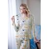 imageEkouaer Womens Pajama Sets V Neck Loungewear Long Sleeve Pj Sets 2 Piece Lounge Sets for Women Soft Sleepwear for All SeasonsLight Graypuppy