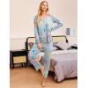 imageEkouaer Womens Pajama Sets V Neck Loungewear Long Sleeve Pj Sets 2 Piece Lounge Sets for Women Soft Sleepwear for All SeasonsMermaid