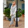 imageEkouaer Womens Pajama Sets V Neck Loungewear Long Sleeve Pj Sets 2 Piece Lounge Sets for Women Soft Sleepwear for All SeasonsPentagram