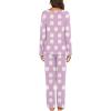 imageEkouaer Womens Pajama Sets V Neck Loungewear Long Sleeve Pj Sets 2 Piece Lounge Sets for Women Soft Sleepwear for All SeasonsPurple Daisy Flowers