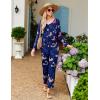 imageEkouaer Womens Pajama Sets V Neck Loungewear Long Sleeve Pj Sets 2 Piece Lounge Sets for Women Soft Sleepwear for All SeasonsUnicorn Rainbow