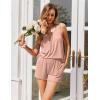 imageEkouaer Womens Sleeveless Pajamas Set Casual Sleepwear Soft Pj Sets Tank Top and Shorts 2 Piece Loungewear for Summer SXXLDusty Pink