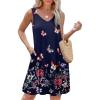 Navy With Butterfly