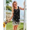 imageEkouaer Tank Nightgowns for Women Sleeveless Night gowns Button down Sleep Shirts Soft Sleep Dress Ladies ChemiseBlack Butterfly