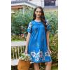 imageEkouaer Moo Moos for Women Button House Dresses for Women with Pocket Mumu S3XLBlue