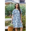 imageEkouaer Moo Moos for Women Button House Dresses for Women with Pocket Mumu S3XLBlue Boho