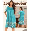 imageEkouaer Moo Moos for Women Button House Dresses for Women with Pocket Mumu S3XLLight Blue