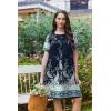 imageEkouaer Moo Moos for Women Button House Dresses for Women with Pocket Mumu S3XLNavy Blue