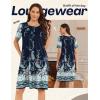 imageEkouaer Moo Moos for Women Button House Dresses for Women with Pocket Mumu S3XLNavy Blue