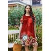 imageEkouaer Moo Moos for Women Button House Dresses for Women with Pocket Mumu S3XLRed Mandala