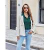imageEkouaer Pajama for Women Set Short Sleeve Button Down Pajamas Sets Soft Lounge Sets for Women Sleepwear PJSGreen