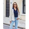 imageEkouaer Pajama for Women Set Short Sleeve Button Down Pajamas Sets Soft Lounge Sets for Women Sleepwear PJSNavy Blue