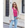 imageEkouaer Pajama for Women Set Short Sleeve Button Down Pajamas Sets Soft Lounge Sets for Women Sleepwear PJSRose Red