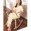 imageEkouaer Womens 2 Piece Lounge Set Casual Summer Outfits Ribbed Short Sleeve ampamp Wide Leg Pants Matching Set for Travel HomeBeige