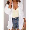 imageEkouaer 3 Pack Long Sleeve Shirts for Women Deep V Neck Basic Thermal Tops Base Layer Undershirts XSXXLBlackBeigeWhite