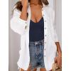 imageEkouaer 3 Pack Long Sleeve Shirts for Women Deep V Neck Basic Thermal Tops Base Layer Undershirts XSXXLBlackDarkgreyNavy Blue