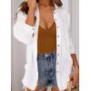 imageEkouaer 3 Pack Long Sleeve Shirts for Women Deep V Neck Basic Thermal Tops Base Layer Undershirts XSXXLBlackLight BrownCoffee