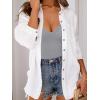 imageEkouaer 3 Pack Long Sleeve Shirts for Women Deep V Neck Basic Thermal Tops Base Layer Undershirts XSXXLBlackLightgreyWhite