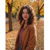 imageEkouaer 3 Pack Long Sleeve Shirts for Women V Neck T Shirt Fall Casual Tops Basic Base Layer Undershirts Tees 2025 SXXLBlackWine RedCaramel