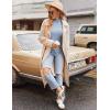 imageEkouaer Turtleneck Shirt Women Ruffle Ribbed Long Sleeve Mock Neck Tops Slim Fit Lettuce Trim Base LayerBlackBlue