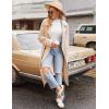 imageEkouaer Turtleneck Shirt Women Ruffle Ribbed Long Sleeve Mock Neck Tops Slim Fit Lettuce Trim Base LayerBlackWhite