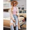 imageEkouaer Turtleneck Shirt Women Ruffle Ribbed Long Sleeve Mock Neck Tops Slim Fit Lettuce Trim Base LayerPink