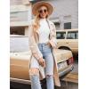 imageEkouaer Turtleneck Shirt Women Ruffle Ribbed Long Sleeve Mock Neck Tops Slim Fit Lettuce Trim Base LayerWhite