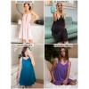 imageEkouaer Womens Nightgown Sleeveless Sleepwear Wide Strap Sleep Shirt Pleated Scoopneck Nightshirt SXXXL000black