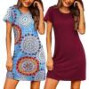 Blue Boho+maroon