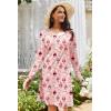 imageEkouaer 3 Pack Womens Nightgowns Long Sleeve Sleep Shirts Comfy Soft Nightshirt Women Pajama Sleep Dress Cute SleepwearBeach moon pink Sheep