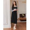 imageEkouaer Long Sleeve Nightgowns for Women Full Length Sleep Shirts Crew Neck Soft Nightshirts SXXLBlack Let Me Sleep