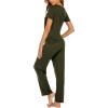 imageEkouaer Womens Nursing Pajamas Maternity Breastfeeding Pjs Sleepwear Layer Soft Postpartum Lounge Set Pregnancy ClothesB Olive