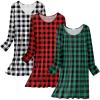 Red Plaid green Plaid white Plaid