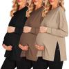 3pcs- Black + Brown + Khaki