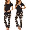 B Floral Black