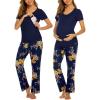 Floral Navy Blue