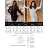 imageEkouaer Womens Nightgown Long Sleeve Nightshirt Button Down Sleepshirt Boyfriend Sleepwear Pajama Dress SXXLBlack