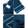 imageEkouaer Womens Nightshirt Long Sleeve Nightgown Round Neck Sleepwear Full Length Pajama Dress with Pockets Loungewear SXXLAdark Blue